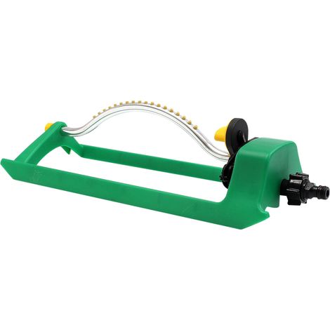 Arroseur Oscillant - 18 Trous - Base ABS - Tube En Aluminium - Portée 8 à 15 M - Pression 1 à 6 Bar - Pour Jardin Et Arrosage Extérieur - 1 Pièce (1/5)
