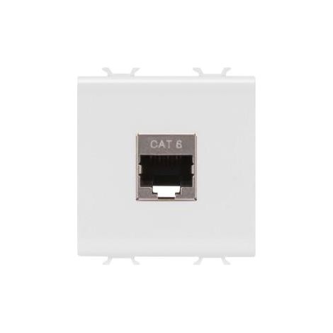 CONNECTEUR RJ45 2M CAT.6 FTP BLANC GEWISS GW10437