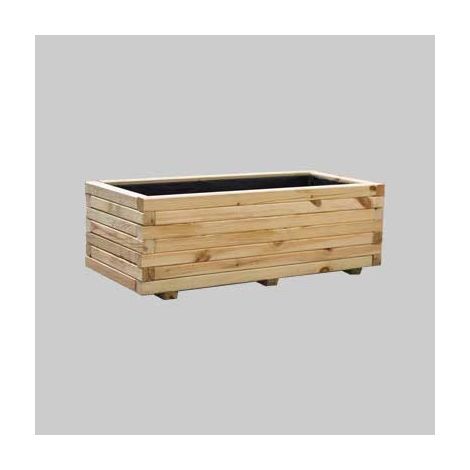 Fioriera in legno cm 84x40x35h