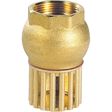 Clapet crépine vertical tout laiton Femelle BSP - Série 304 15x21