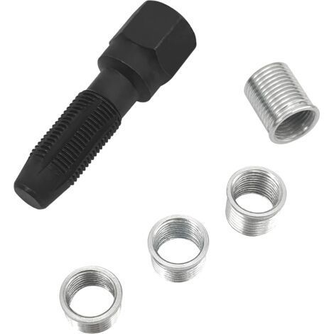 5pcs M14 x 1.25 Spark Plug Thread Repair Kit, Cylinder Head Rethreading Kit, Spark Plug Rethreading, 14mm Reamer Cylinder Thread Repair Tool (1/5)