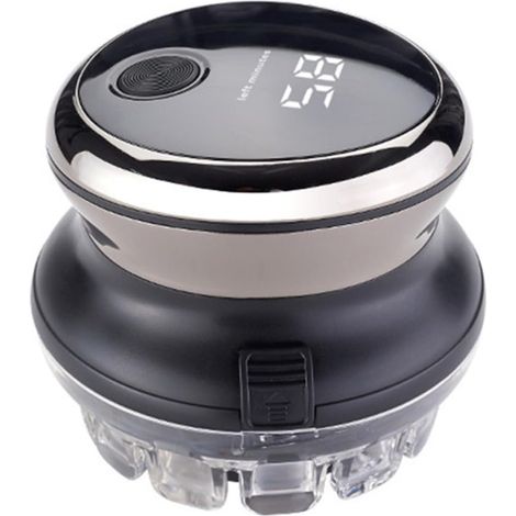 Tondeuse à cheveux domestique rotative 360 °, efficace, sûre, alimentation USB, rechargeable pour coupes de et coiffure, couleur aléatoire -