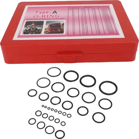 Kit de joints toriques en caoutchouc, 347 pièces, assortiment universel de joints de rondelle pour canalisations automobiles, robinets, machines