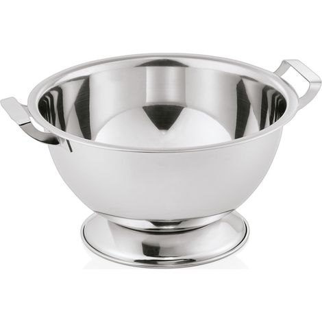 Soupière sur pied Ø 22 cm 1,8 ltr avec 2 anses latérales inox - Was Germany (1/2)