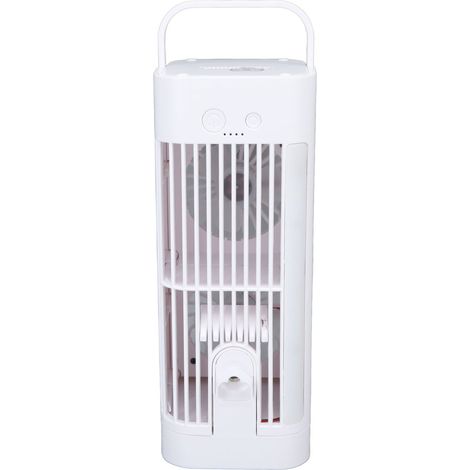 Veilleuse de bureau avec ventilateur et lampe de nuit. Puissance réglable, gain de place, silencieux, multifonctionnel, facile à brancher et à utiliser avec brumisateur.