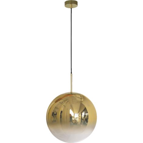 Suspension Palla Ø30 verre doré E27 Light Prestige