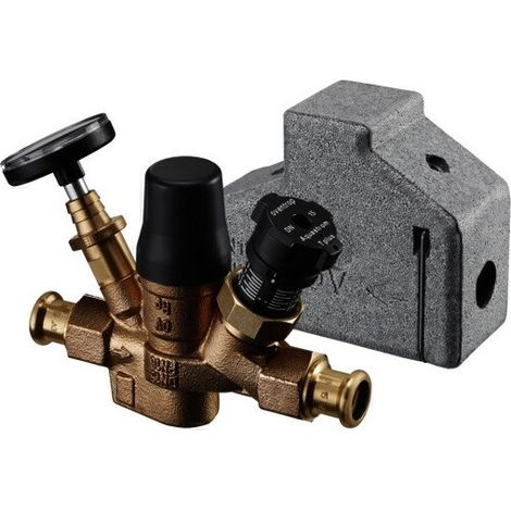 AQUASTROM T PLUS, DN25, D.28 PARA CRIMPADO, con CABEZA Y TERMOM.