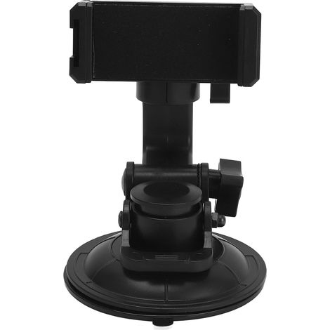 Support de Voiture à Ventouse Puissant de 9 Cm avec Support de Téléphone pour Caméra Smartphone Dashcam, pour YI, à Ventouse Sûr en ABS pour de Navigation par Pare-Brise, Multi-Angle (1/5)