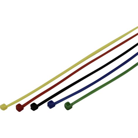 Kabelbinder-Set 2,5 x 150 mm, 50 Stück, farblich sortiert Kabelbinder