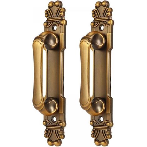 165 x 29 x 35mm Two Piece Zinc Alloy Door Handles Furniture Handles with Screws for Kitchen Drawer Doors (1/5)
