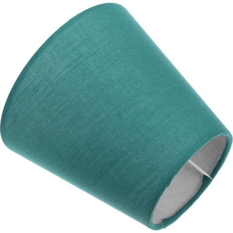 Abat-jour en Tissu Vert pour Lampe E14, Structure Stable et Protection des Yeux, pour Lustres et Lampes sur Pied Chambre à Coucher (1/5)