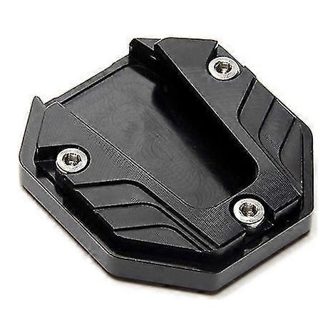 Roller-Motorrad-Parkständer-Platte aus CNC-gefräster Aluminiumlegierung – Schwarz