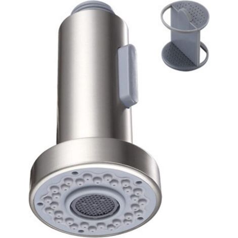 Douchette pour Robinet Cuisine 2 Modes Tête Robinet Remplacement Douchette pour Rétractable Mitigeur,Chromé,G1/2" (1/5)