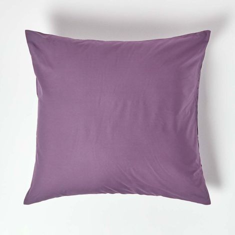 HOMESCAPES Taie d'oreiller Raisin 100% coton Egyptien 200 fils 80 x 80 cm