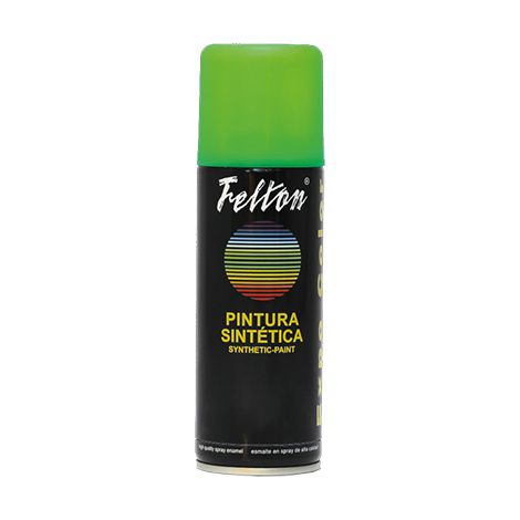 FELTON spray pintura amarillo fluor 200ml , El Spray Pintura Amarillo Fluor 200ml de la marca Felton es una solución de pintura de alta calidad para uso industrial y doméstic (1/3)