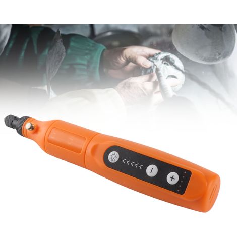 Mini-USB-wiederaufladbarer elektrischer Schleifer DC3,7V, Jade-Schnitzstift, Nagelpolierer, Lithium-Akku-Werkzeugset (202 mit LED) (1/5)