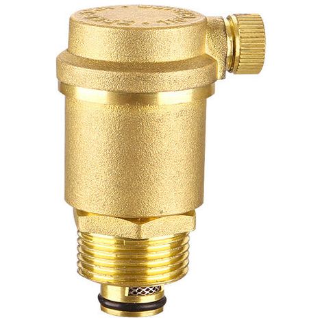 [JAMAIS UTILISÉ]Lot de 2 vannes de purge automatiques DN15 en laiton avec limiteur de pression pour chauffe-eau solaire (1/5)