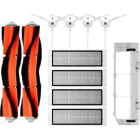Hauptseitenbürstenteile für Xiaomi Mi 1/1S Saugroboter SDJQR01RR SDJQR02RR SDJQR03RR und Roborock S502-00 S5 Max S6 (1/5)