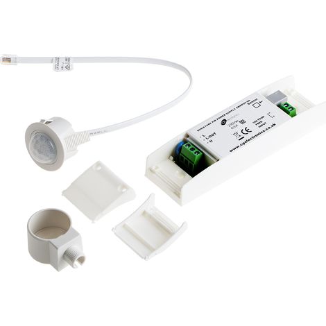 Détecteur IRP miniature Détecteur de présence 1.1W, PIR, montage Plafond, 230 V c.a. 30mm, diamètre 28mm ( Prix pour 1 ) (1/2)