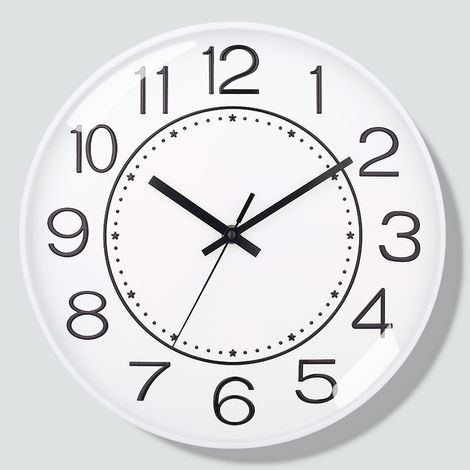 [8-inch 20cm] Modern Wall Clock, Battery Powered (Not Included), Wall Clock, Watch, Wall Clock, Clock Wall Watch, Suitable for Living Room/Bedroom/Kitchen/Office/Nursery Decoration, Simple Clock Decor (1/5)