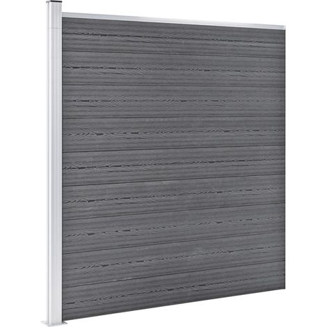 Maison Exclusive - Gartenzaun WPC 699x186 cm Grau