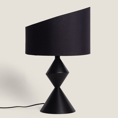 Lámpara de Mesa Metal Ryhall Negro (1/4)