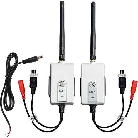 Kit émetteur-récepteur sans fil 2.4 GHz pour caméra de recul de camion/véhicule (1/5)