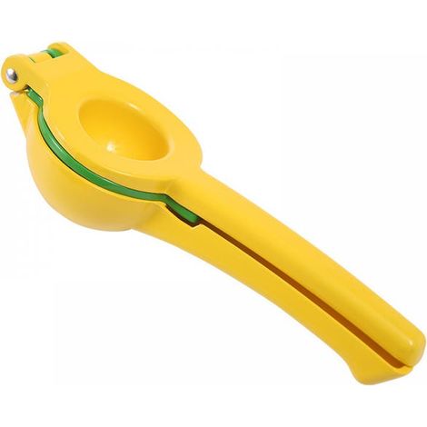 royaluxe - Presse-agrumes manuel en métal 2 en 1, extrait jusqu'à la dernière goutte, ergonomique, facile à utiliser, jaune (1/5)