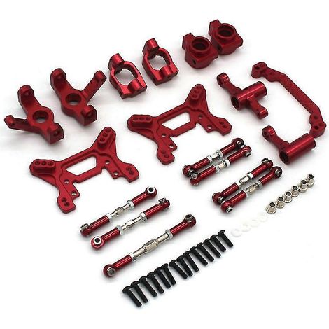 Kit de pièces de mise à niveau en métal, biellette de direction, ensemble d'assemblage de direction, compatible avec la voiture télécommandée RC 1/10 104072. (1/5)