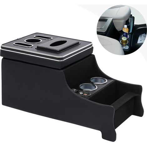 Coffret d'accoudoir léger Coffret de Contenu Central Noir pour Mercedes Benz Vito 119