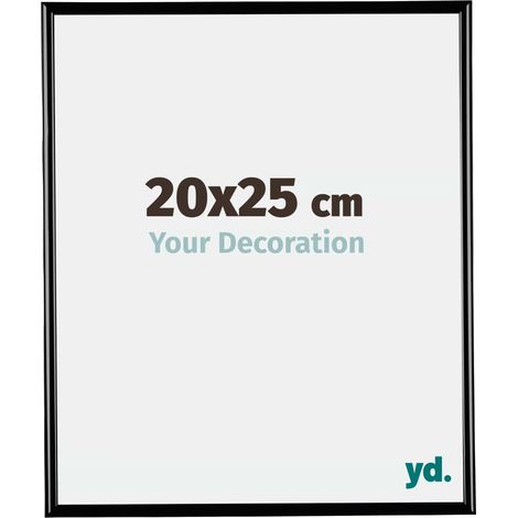 yd. - Cadre photo 20x25 - Noir Brillant - Plastique - Bordeaux (1/5)
