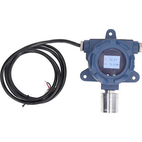 Capteur de température et d'humidité antidéflagrant IP66, transmetteur industriel avec écran LCD, sortie RS485, alimentation DC12-26V, sonde robuste pour environnements sévères (1/5)