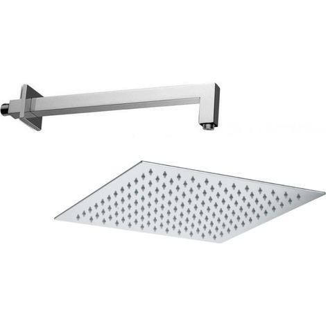 Composizione Haway con soffione 20x20 e braccio doccia da 40