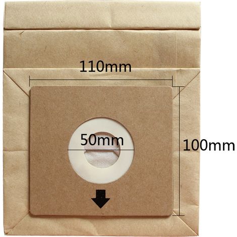 Bitte prüfen Sie die Palettengröße: 10 x 11 cm. Staubsaugerzubehör: Müllbeutel, Staubbeutel, Papiertüten, Staubauffangbeutel. (1/5)