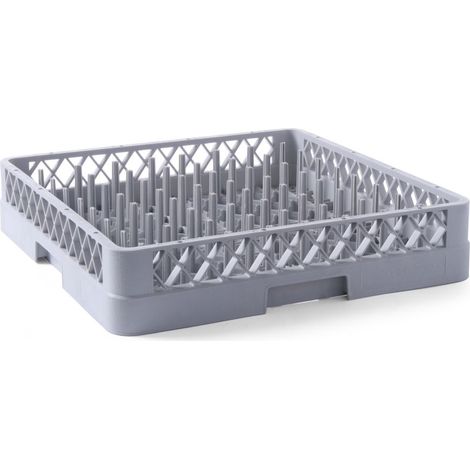 HENDI Geschirrspülkorb für Teller, 500x500x(H)100mm