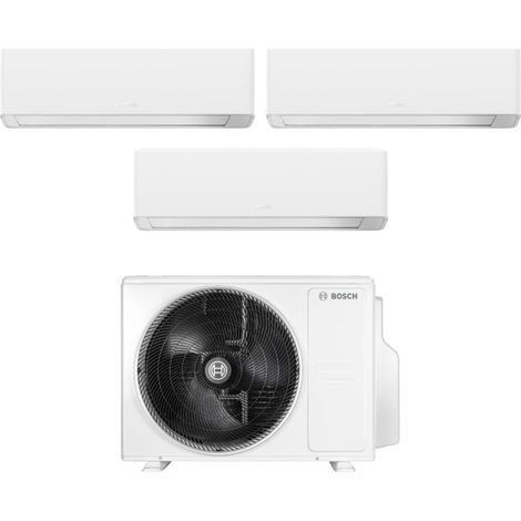 Condizionatore Trial Split Bosch CLIMATE 7000i WHITE 7+9+12 con 5000M 79/3 E R-32 Wi-Fi Integrato