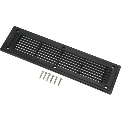 300x80mm Air Vents Louver Rectangle Air Outlet Grill Cover Ventilation Panel for RV Bus Trailer Kitchen Cabinet (1/5)