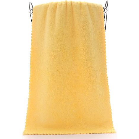 Serviette De Bain - 100 % Coton - 90 x 180 cm - Absorbante Et Rapide À Sécher - Pour Salle De Bain, Spa, Hôtel Ou Plage - 1 Pièce (1/5)