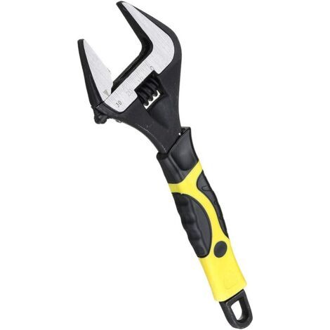 SABIR Clés à molette,Clé à molette (15.2mm) universelle antidérapante pour tuyau de maison avec poignée en TPR (1/5)