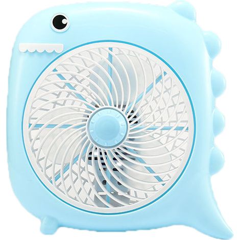 Ventilateur électrique miniature de style dessin animé, idéal pour les chambres d'étudiants, les lits, les tables de chevet, les bureaux ou les bureaux de bureau (type 5). (1/2)