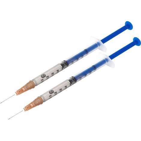 Lot de 2 vernis conducteur argenté 1ml, colle adhésive thermodurcissable pour réparation de circuits, pâte conductrice pour câbles et connexions, application précise. (1/5)
