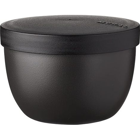 Panier à Snack Ellipse - Contenant Alimentaire pour Conserver et Transporter des Snacks - Convient au Congélateur, au Micro-ondes et au Lave-vaisselle - 350 ml - Nordic Black (1/5)
