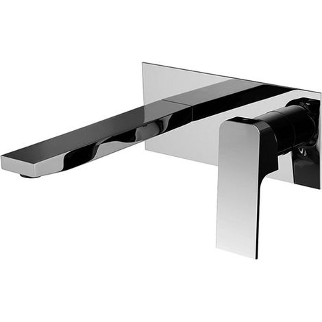 RUBINETTO MISCELATORE LAVABO A PARETE PIASTRA SINGOLA FIMA CARLO FRATTINI FIT F3391LX5CR