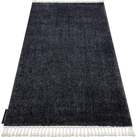 Teppich BERBER 9000 grau Franse berber shaggy grey 180x270 cm