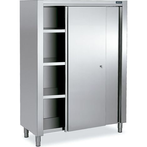 Armoire Haute P.600mm - avec 2 Portes Coulissantes - Distform
