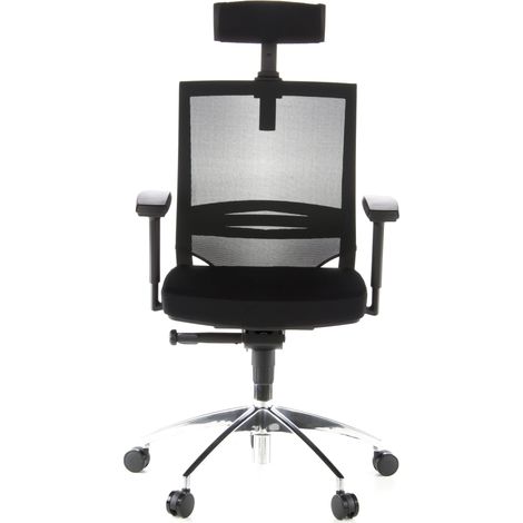 [NEUWERTIG] B-Ware hjh OFFICE Bürostuhl Chefsessel Stuhl Drehstuhl schwarz höhenverstellbar584 (1/2)