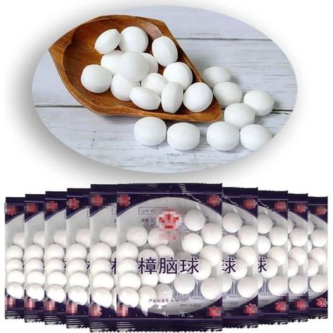 Boules anti-mites naturelles -HAWUJ- 200pcs - pour placards, tiroirs, stockage
