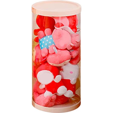 Seau de rangement transparent rotatif en PVC 26cm pour peluches et jouets, 50cm de hauteur (1/5)
