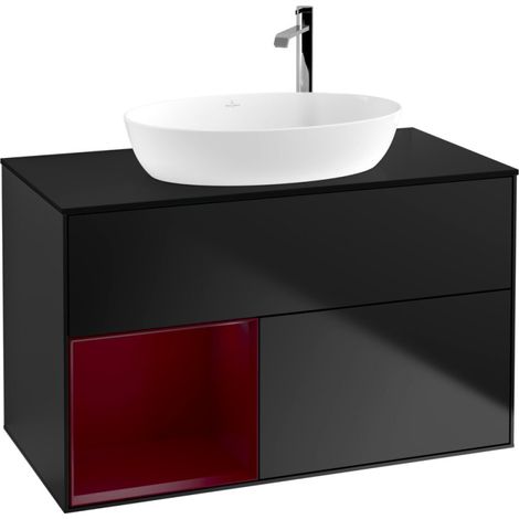 Villeroy & Boch F892HBPD Meuble sous-lavabo Finion F89 (1/2)