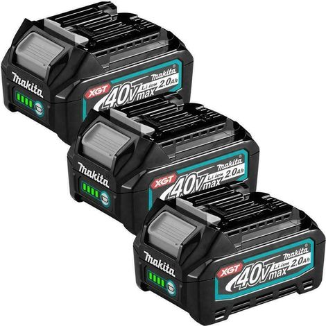 Makita BL4020 191B29-0 40V Max Lithium Ion Li-ion 2.0Ah XGT Battery 2ah X 3 (1/4)